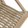 Folding Patio Chairs 2 pcs Gray 22"x24"x35" Solid Wood Teak