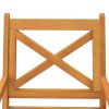 Patio Dining Chairs 2 pcs Solid Wood Acacia