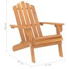 Patio Adirondack Chair Solid Wood Acacia