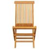 Patio Chairs with Cream Cushions 6 pcs Solid Teak Wood