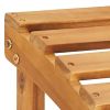 Patio Adirondack Chair with Footrest Solid Wood Acacia