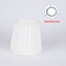 Lampshade Crystal Wall Lamp Black And White Purple Blue Lamp (Option: White pion)