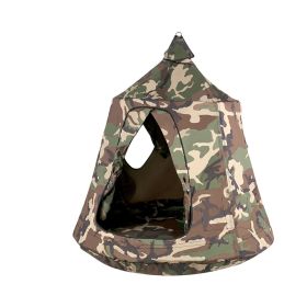 Adult Indoor Outdoor Hanging Tent Suit Hammock (Color: Camouflage)