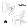 Wooden Outdoor Lounge Chair with Ergonomic Design for Yard and Garden