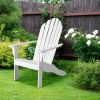 Wooden Outdoor Lounge Chair with Ergonomic Design for Yard and Garden