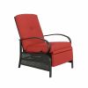 Outdoor Reclining Lounge Chair Automatic Adjustable Patio Lounge Sofa with Comfortable Cushion