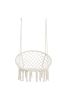 Hammock Chair Macrame Swing Max 330 Lbs Hanging Cotton Rope Hammock Swing Chair for Indoor and Outdoor