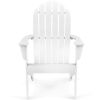 Wooden Outdoor Lounge Chair with Ergonomic Design for Yard and Garden