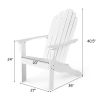 Wooden Outdoor Lounge Chair with Ergonomic Design for Yard and Garden