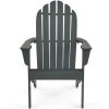 Wooden Outdoor Lounge Chair with Ergonomic Design for Yard and Garden