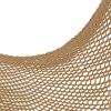 Caribbean Large Hammock Chair Swing Seat Hanging Chair with Tassels Tan  XH