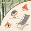 Folding Outdoor Sling Chair with 3 Adjustable Position