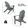 Wooden Outdoor Lounge Chair with Ergonomic Design for Yard and Garden