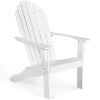 Wooden Outdoor Lounge Chair with Ergonomic Design for Yard and Garden