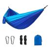 1pc Outdoor Camping Hammock; Portable Nylon Parachute Hammock 106*55in